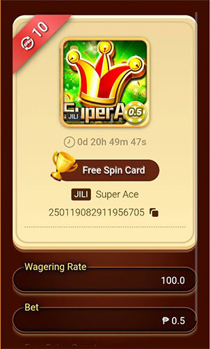 Free Spin Card